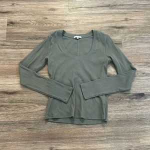Zsupply long sleeve sirena rib top